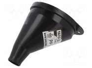 Funnel; polypropylene; for operating fluids; Ø100mm YATO