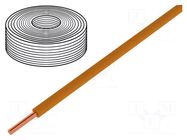Wire; 0.2mm2; wire; Cu; PVC; orange; 60V; 10m; 1x0.2mm2 DONAU ELEKTRONIK