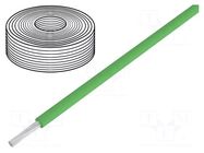 Wire; LifY-Toy; stranded; Cu; 0.04mm2; PVC; green; 60V; 10m; Class: 5 DONAU ELEKTRONIK