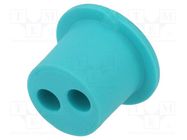 Accessories: cable gasket; TH381; Øcable: 2.2÷2.8mm; ways: 2; IP68 TECHNO