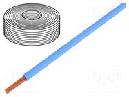 Wire; LiY; stranded; Cu; 0.14mm2; PVC; blue; 500V; 500m; Class: 5 LAPP