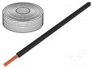 Wire; LiY; stranded; Cu; 0.25mm2; PVC; black; 900V; 250m; Class: 5 LAPP