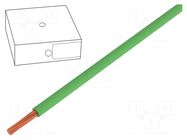 Wire; H05V-K; stranded; Cu; 1mm2; PVC; green; 300V,500V; 250m; reel LAPP