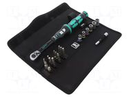Wrench; torque; 290mm; 2.5÷25Nm; 1/4"; Click-Torque A 6 Set 1 WERA