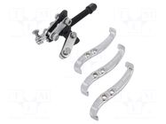 Bearing puller; 3-armig,inner,external; 100mm; 4" YATO