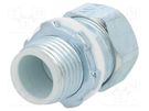 Straight terminal connector; Thread: inch,outside; -55÷300°C ANAMET EUROPE