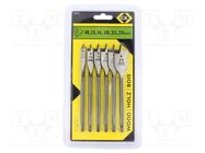 Drill set; for wood; wood,chipboard; 6pcs. C.K