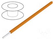 Wire; 30AWG; wire; OFC; FEP; orange; 250V; 50m; 1x30AWG BQ CABLE