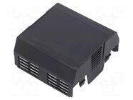 Cover; for enclosures; UL94HB; Series: EH 70 FLAT; ABS; black; 70mm PHOENIX CONTACT