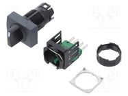 Switch: rotary; 16mm; Stabl.pos: 2; NO; black; none; Pos: 2; -40÷70°C SCHNEIDER ELECTRIC