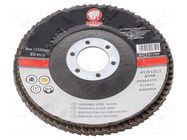 Flap grinding wheels; Ø: 115mm; Øhole: 22mm; Granularity: 60 MEDID