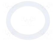 Gasket; polyetylene; Thk: 1.1mm; Øint: 16mm; Øout: 20.9mm; M16 OBO BETTERMANN