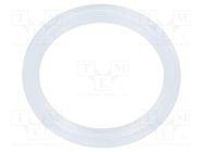 Gasket; polyetylene; Thk: 1.8mm; Øint: 18mm; Øout: 23mm; PG11 OBO BETTERMANN