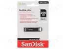Pendrive; USB 3.1; 256GB; R: 150MB/s; ULTRA USB; USB C SANDISK