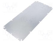 Mounting plate; steel; 1.5mm; Plating: zinc 