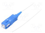 Optic fiber pigtail; SC/UPC; 1m; Optical fiber: 9/125um; LSZH QOLTEC