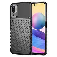 Thunder Case Flexible Tough Rugged Cover TPU Case for Xiaomi Redmi Note 10 5G / Poco M3 Pro black, Hurtel