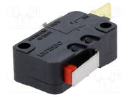 Microswitch SNAP ACTION; 16A/250VAC; with lever; SPST-NO; Pos: 2 OMRON Electronic Components