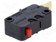 Microswitch SNAP ACTION; 16A/250VAC; without lever; SPST-NO OMRON Electronic Components