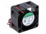 Fan: DC; axial; 12VDC; 40x40x20mm; 15.1m3/h; 25.5dBA; slide; 7000rpm SUNON