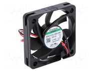 Fan: DC; axial; 12VDC; 50x50x10mm; 14.26m3/h; 22.4dBA; Vapo; 4300rpm SUNON