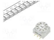 Encoding switch; DEC/BCD; Pos: 10; SMT; Rcont max: 80mΩ; 7Ncm; T/S/Q 