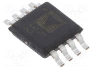 IC: operational amplifier; 3.4MHz; Ch: 1; MSOP8; tube; IB: 0.6nA Analog Devices