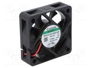 Fan: DC; axial; 12VDC; 50x50x15mm; 17.32m3/h; 20.1dBA; Vapo; 3800rpm SUNON