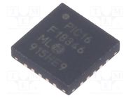 IC: PIC microcontroller; 28kB; 32MHz; 2.3÷5.5VDC; SMD; QFN20; PIC16 MICROCHIP TECHNOLOGY
