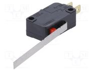 Microswitch SNAP ACTION; 0.1A/125VAC; with lever; SPDT; ON-(ON) OMRON Electronic Components