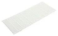 MARKER CARD, BLANK, WHT, TERMINAL BLOCK