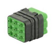 RECTANGULAR MODULE, PLUG, 9POS, 3ROW