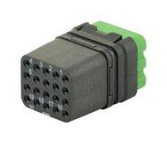 RECTANGULAR MODULE, RCPT, 20POS, 4ROW