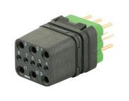 RECTANGULAR MODULE, RCPT, 11POS, 3ROW