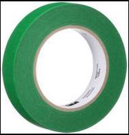 TAPE, MASKING, 0.9" X 180.5FT, GRN