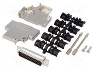 Connector: D-Sub HD; PIN: 44; plug; male; soldering; for cable ENCITECH