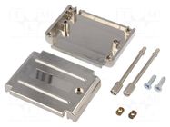 Enclosure for connectors: D-Sub adapters; shielded; UNC 4-40 ENCITECH