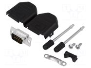 Connector: D-Sub; PIN: 9; plug; male; soldering; for cable ENCITECH