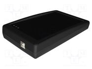 RFID reader; 5V; USB; antenna,buzzer; 92x146x29mm; black; 125kHz NETRONIX