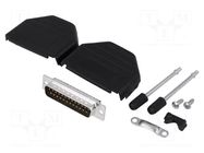 Connector: D-Sub; PIN: 25; plug; male; soldering; for cable ENCITECH