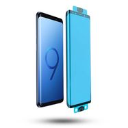 3D Edge Nano Flexi Glass Hybrid Full Screen Protector with frame for Samsung Galaxy S21+ 5G (S21 Plus 5G) black, Hurtel