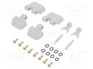 Set of hinges; ABS; for enclosures; ZP240190105; light grey KRADEX