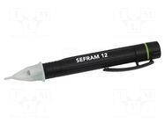 Tester: non-contact voltage detector; VAC: 100V,1kV; 45÷65Hz SEFRAM