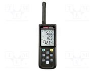 Data logger; Display: LCD; ±(0.1%+0.7°C); Humid.range: 0÷100%RH SEFRAM