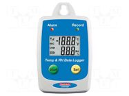 Data logger; temperature,humidity; IP65; Display: LCD; ±0.6°C SEFRAM