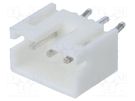 Socket; wire-board; male; 2mm; PIN: 3; THT; 100V; 2A; tinned; -25÷85°C CONNFLY