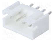 Connector: wire-board; socket; male; PIN: 4; Pitch: 2mm; THT; 100V; 2A CONNFLY