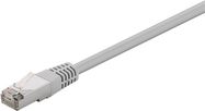 CAT 5e Patch Cable, F/UTP, grey, 3 m - copper-clad aluminium wire (CCA), without latch protection