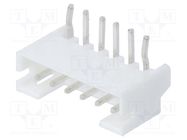 Socket; wire-board; male; 2mm; PIN: 6; THT; 100V; 2A; tinned; -25÷85°C CONNFLY