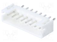 Socket; wire-board; male; 2mm; PIN: 8; THT; 100V; 2A; tinned; -25÷85°C CONNFLY